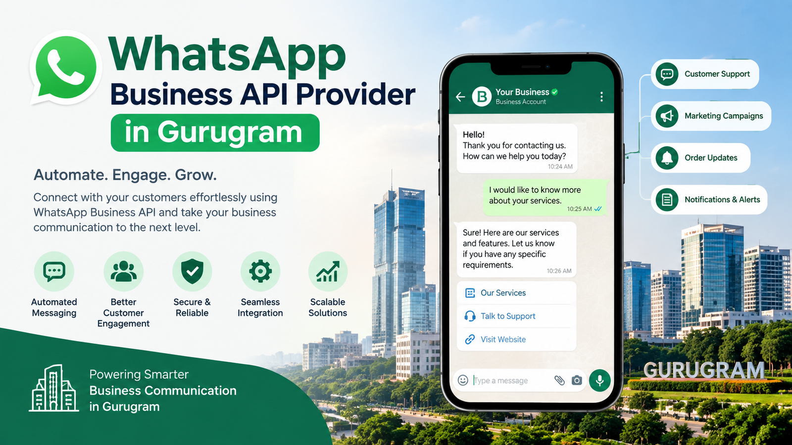 Professional WhatsApp Business API Provider in Gurugram