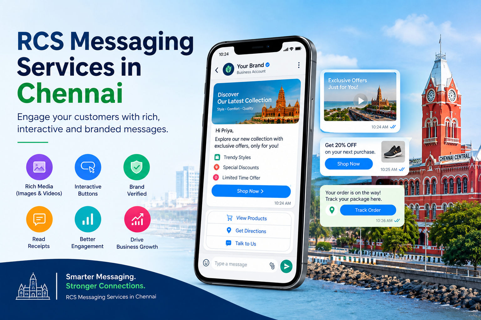 RCS Messaging Services in Chennai for Smarter Business Communication
