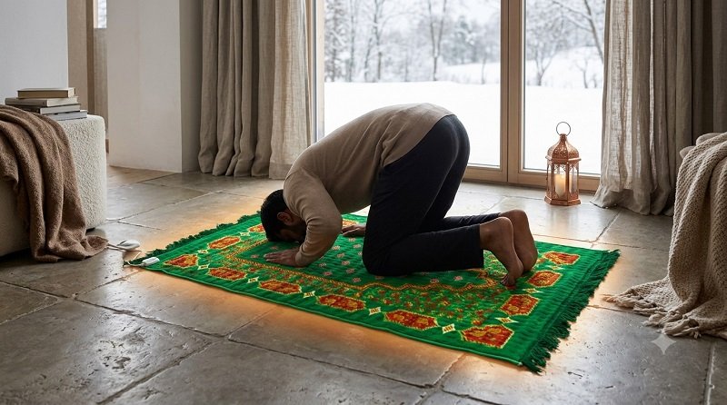 Electric Heating Janamaz – Heated Prayer Mat for Cold Floors