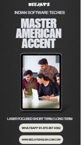Beejay,s American Accent Master Class for S/W Professionals