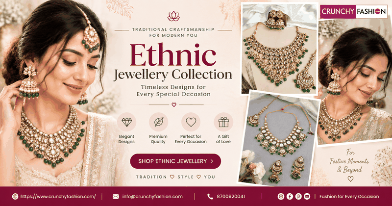 Traditional Indian Ethnic Jewellery Online  Crunchy Fashion