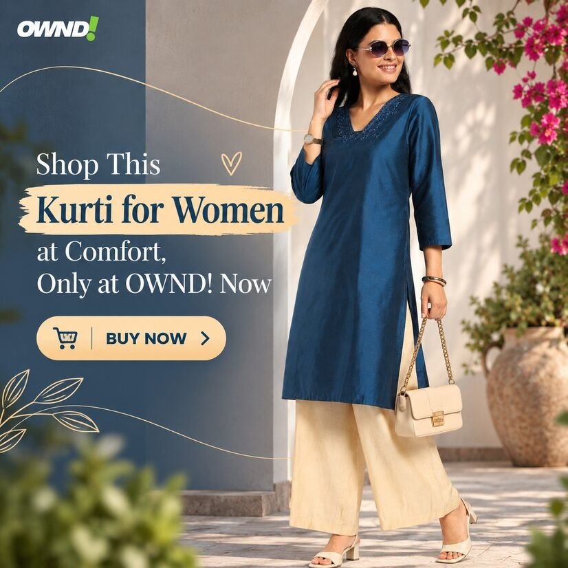 Shop This Kurti for Women at Comfort, Only at OWND! Now
