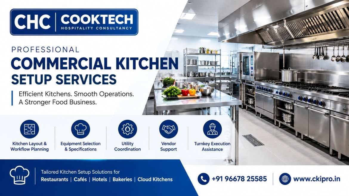 Professional Commercial Kitchen Setup Services | CHC Cooktech