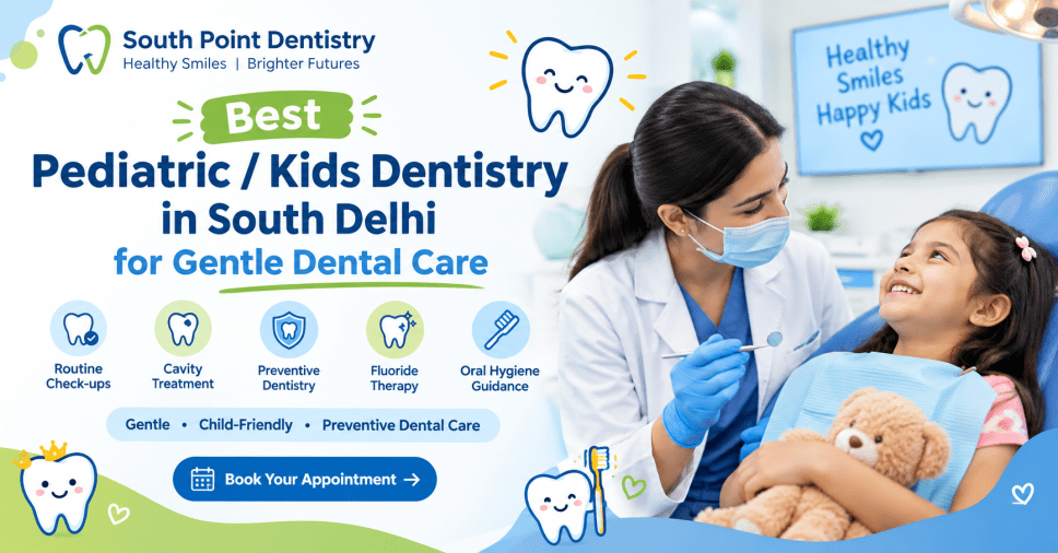 Best Pediatric / Kids Dentistry in South Delhi for Gentle Dental Care