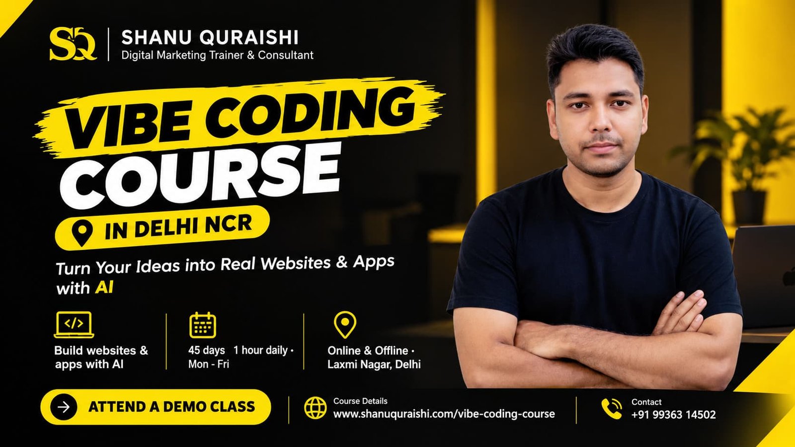 Vibe Coding Course in Delhi NCR | Shanu Quraishi
