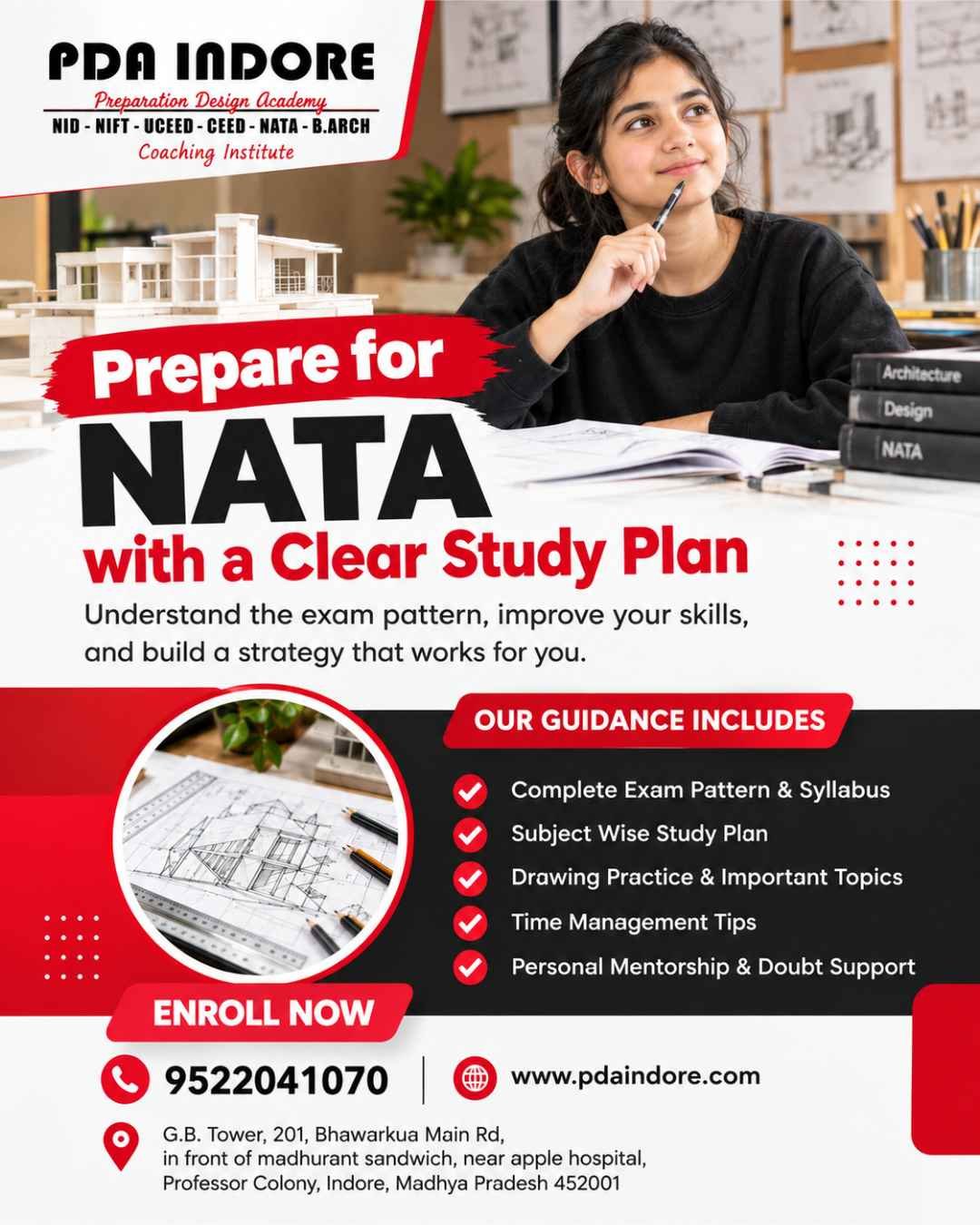 NATA Coaching Institute in Indore – PDA Indore