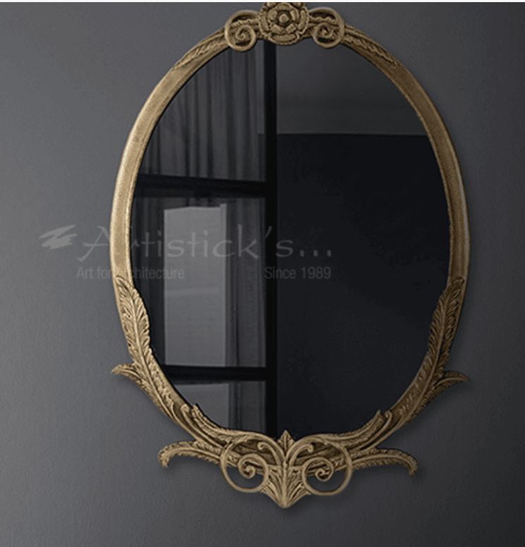 Sumukhi Decorative Brass Mirror – Premium Wall Decor