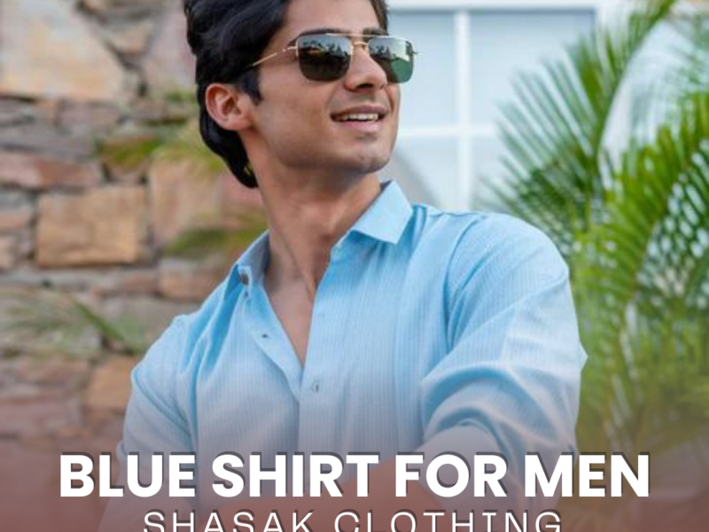 Shasak Clothing: Buy Best Quality Blue Shirt for Men