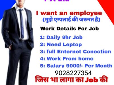 Urgent Required Candidates for part Time work from home.