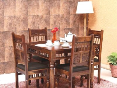 Segur Solidwood 4 Seater Dining Set