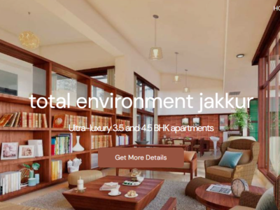 total environment jakkur Ultra-luxury 3.5 and 4.5 BHK apartments