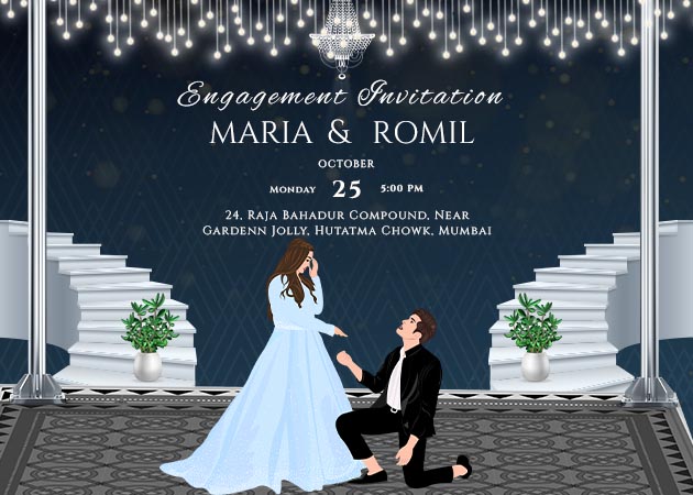 Engagement Invitation Card Online