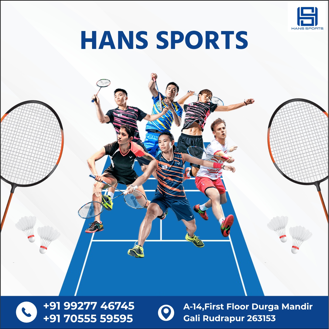 Best Badminton Store In Rudrapur – Hans Sports