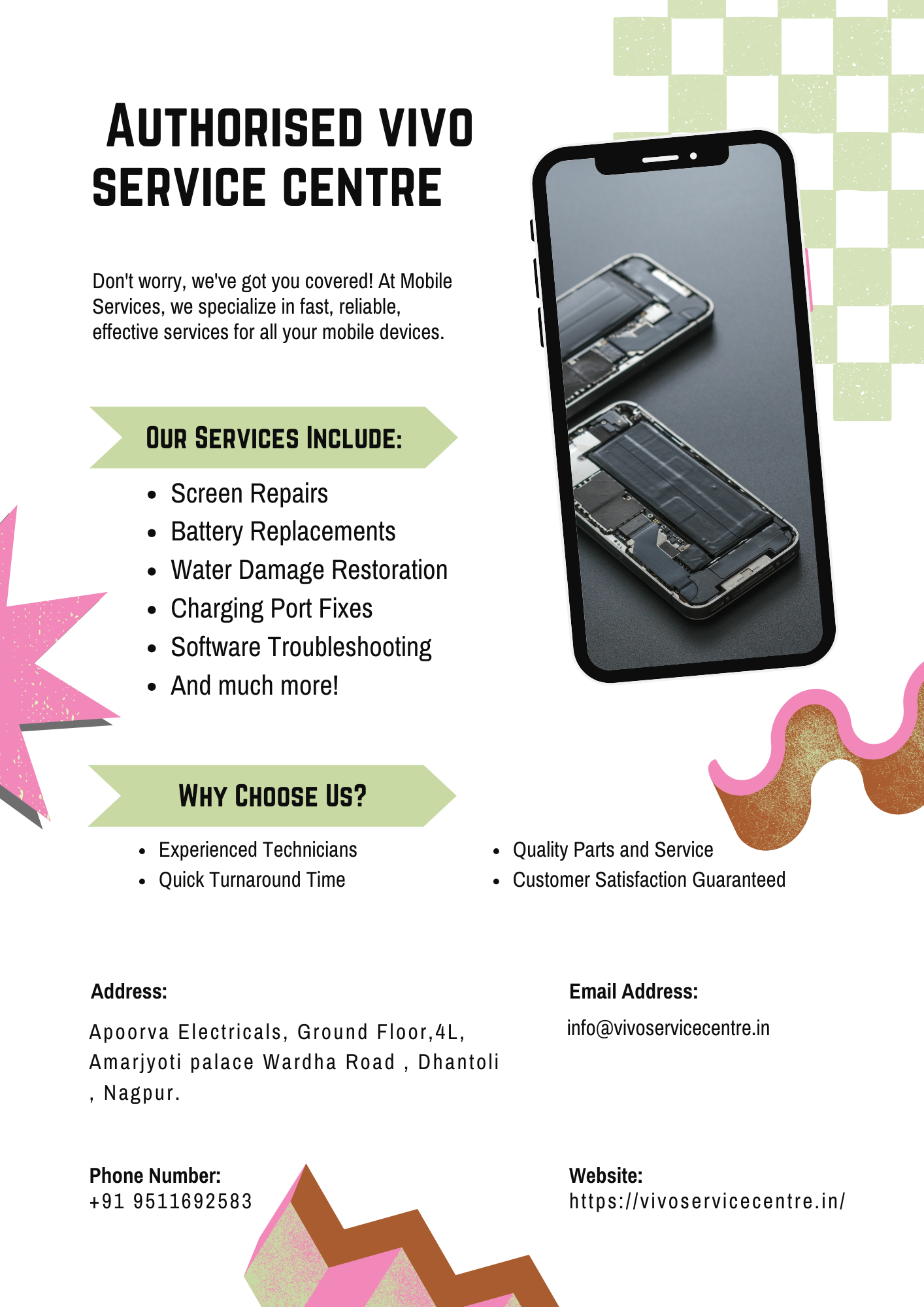 Authorised Vivo Service Centre In Nagpur.