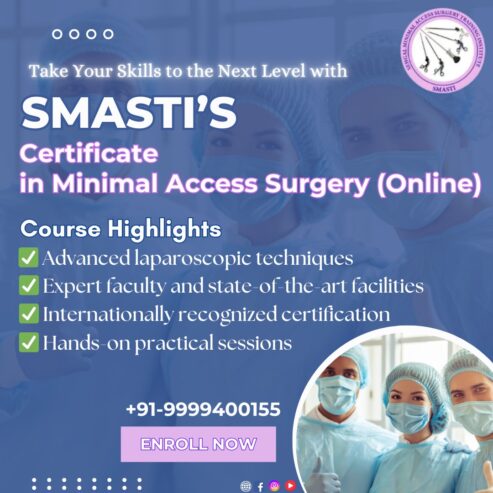 Smasti certificate in minimal access surgery