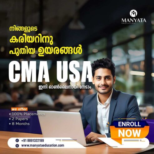 Manyata Education is the CMA USA Institute In Kerala