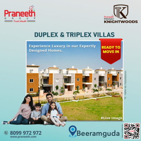 Duplex, Triplex Villas for Sale in Beeramguda