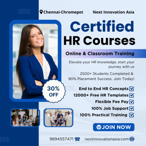 HR Courses at Next Innovation Asia, Chennai Chromepet