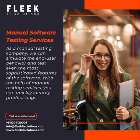 Manual Software Testing Services by Fleek IT Solutions