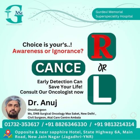 Best Cancer Specialist in Yamunanagar