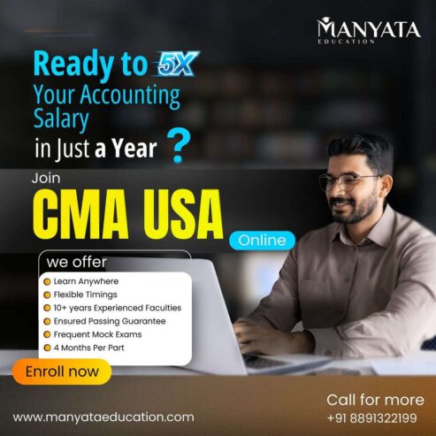 Manyata Education is the CMA USA Institute In Kerala