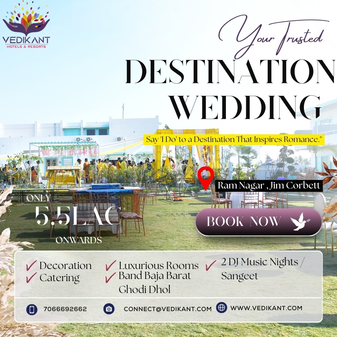 Resorts for weddings in Jim Corbett