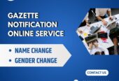 Online Gazette Name Change Guide