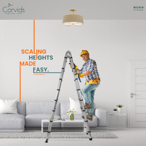 Telescopic Ladder from Corvids India