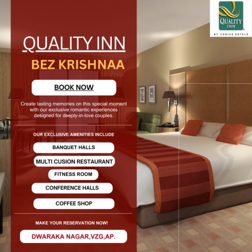 ” Best Luxury Hotel Near Vizag – QUALITYINN BEZKRISHN