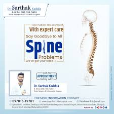 Best Spine Surgeon in Borivali Dr. Sarthak Kadakia