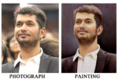 Most Famous Portrait Artist in Delhi NCR India