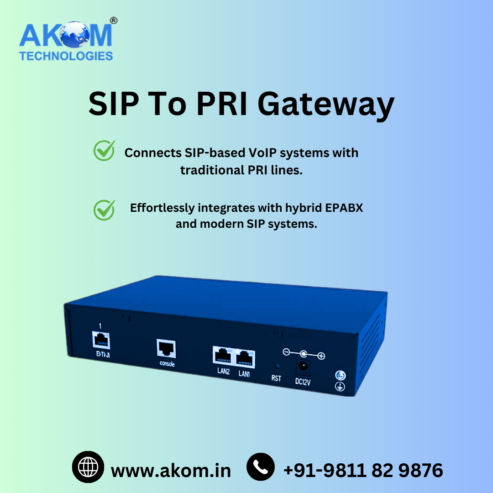 Streamline Calls with SIP to PRI Gateway