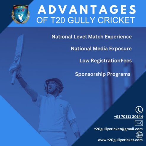 Join T20 Gully Cricket: Register