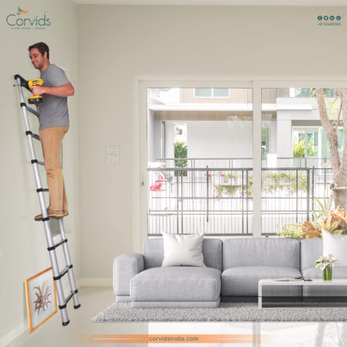 Telescopic Ladder from Corvids India