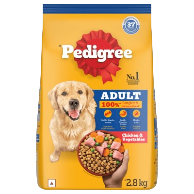 Pedigree Chicken and Vegetables Adult Dog Dry Food