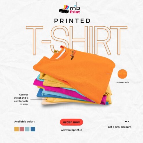 Custom Embroidered T-Shirts – Premium Quality by Mibpr