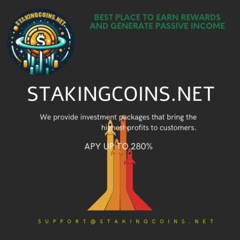 Stakingcoins.net find rewards and create passive incom