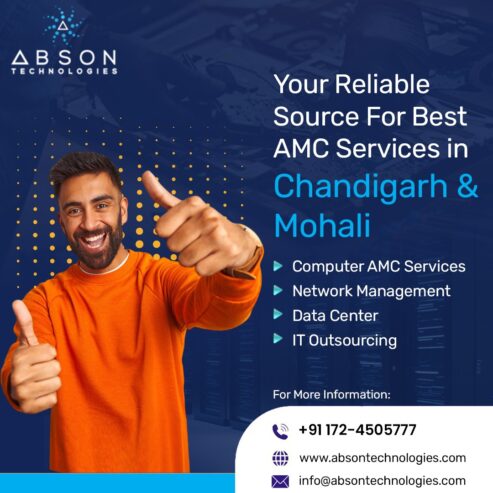 Top-Rated computer amc services in mohali- Abson Techn