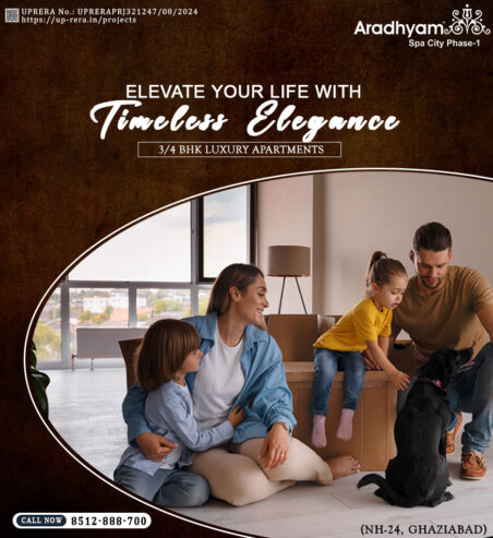 Aradhyam Spa City, NH-24 Luxury 3BHK Apartments in GZ