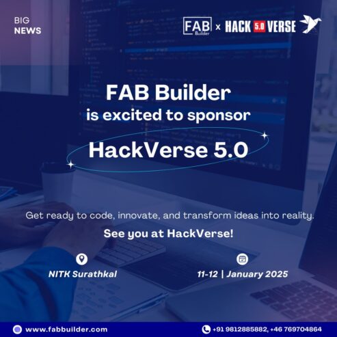 FAB Builder is Thrilled to Sponsor Hackverse 5.0 Hacka