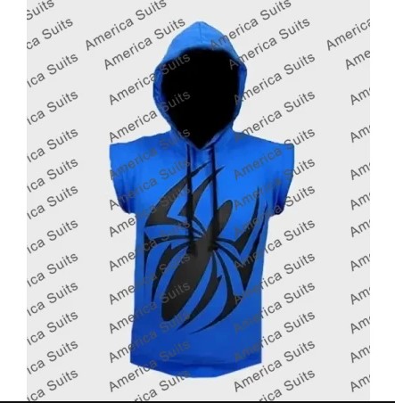 blue spider hoodie