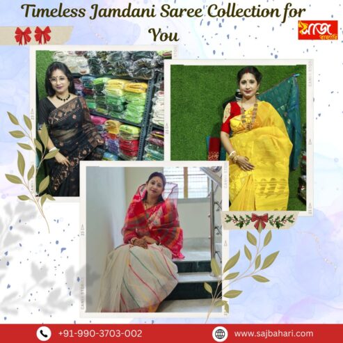 Shop Authentic Bangladeshi Dhakai Sarees Today