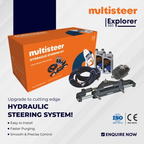 Boat Steering kits by Multisteer | Outboards | Inboard