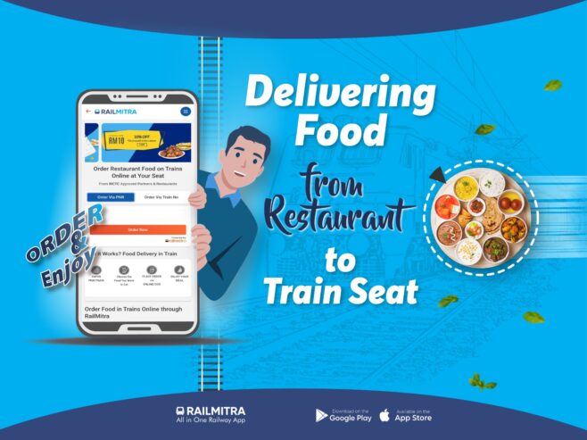 Get Fresh Restaurant Food Delivered to Your Train Seat