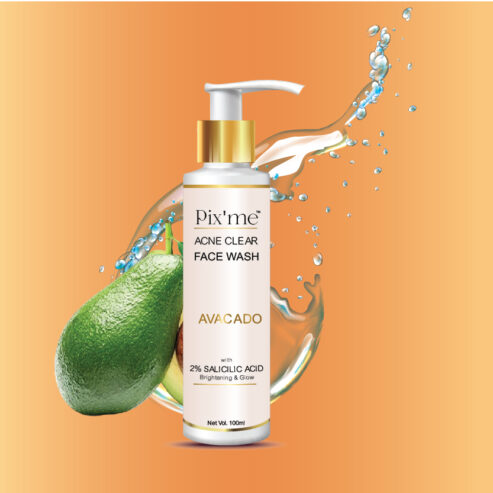 Salicylic Acid with Avocado Face wash for Acne – Pix’