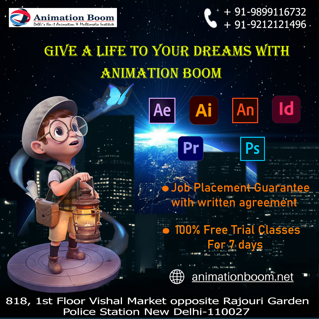 Animation Institute In Delhi, ANIMATION BOOM