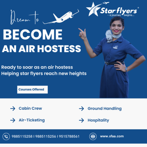 Top Air Hostess academy in Hyderabad