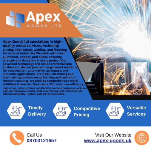 Apex Goods ltd specializes in highـquality Metal Servi