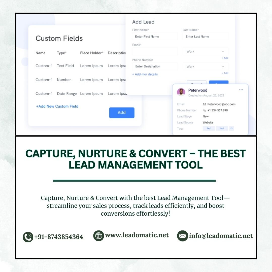 Capture, Nurture & Convert – The Best Lead Management