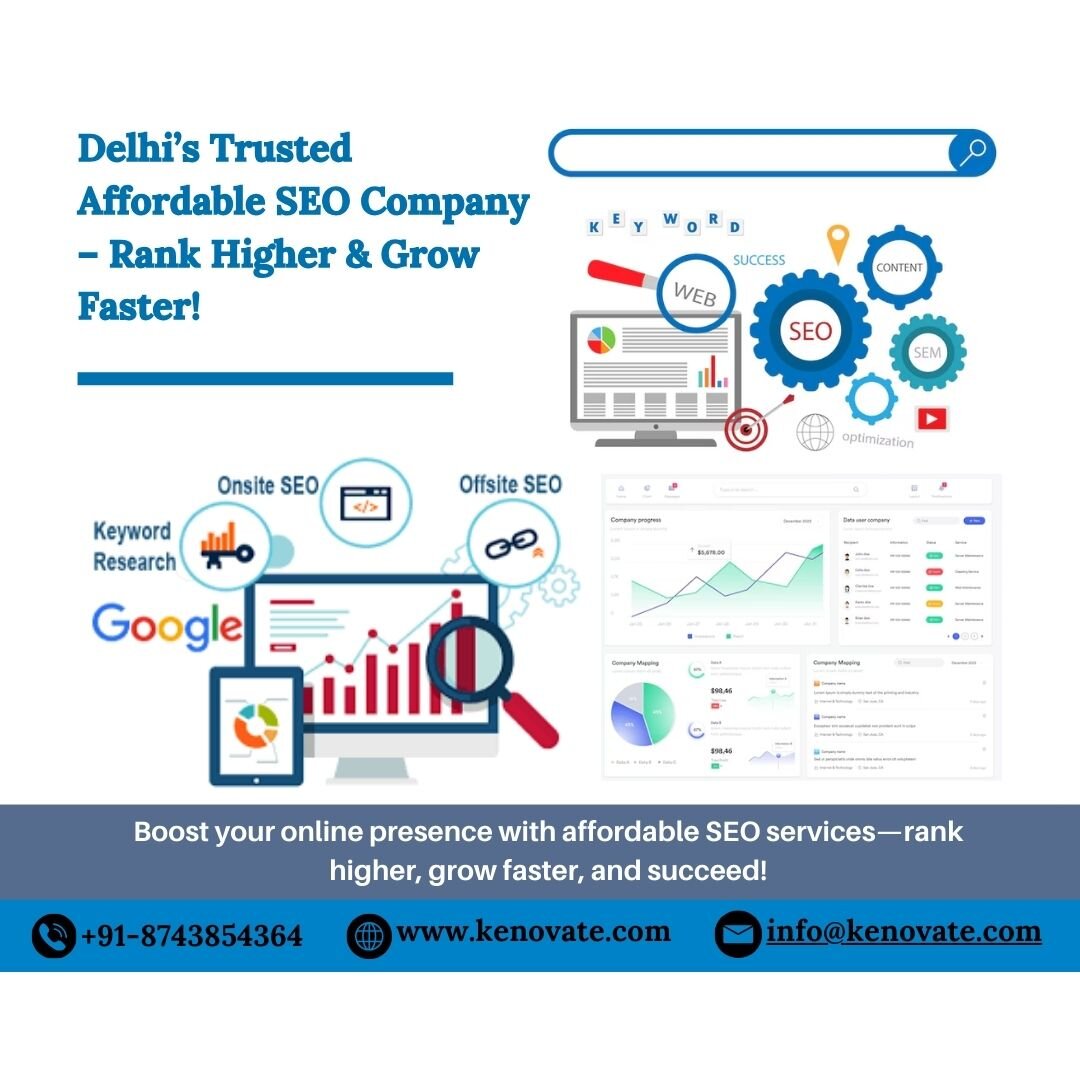 Delhi’s Trusted Affordable SEO Company – Rank Higher